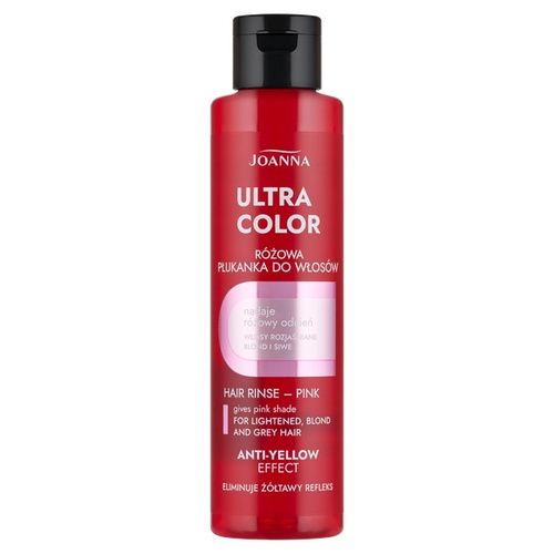 Joanna Ultra Color System Płukanka do Włosów Różowa 150ml