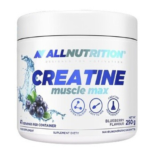 Allnutrition Creatine Muscle Max Creatine Monohydrate 250g Blueberry