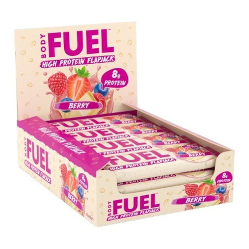 Applied Nutrition Bodyfuel Flapjack High Protein Bar Berry Flavour 12 x 40g