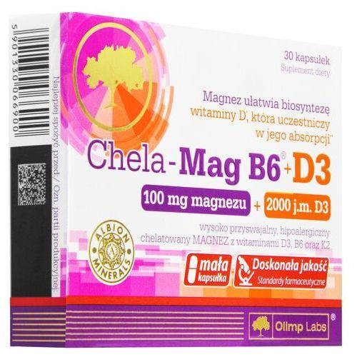 Olimp Chela-Mag B6 + D3 na Wsparcie Kości i Mięśni 30 Kapsułek
