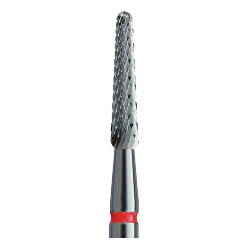 IQ Nails Tungsten Carbide Nail Drill Bit Fine Crosscut Rounded Cone 2.3mm for Manicure Pedicure 198.140.023 1 Piece