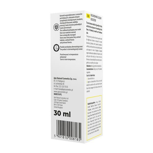 Apis Ceramide Power Odżywczy Glow Booster dla Cery Suchej i Zmęczonej 30ml