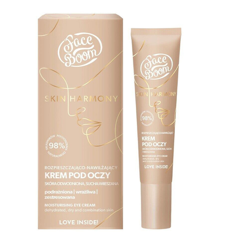FaceBoom Skin Harmony Love Inside Moisturizing Eye Cream for Dry and Dehydrated Skin 15ml
