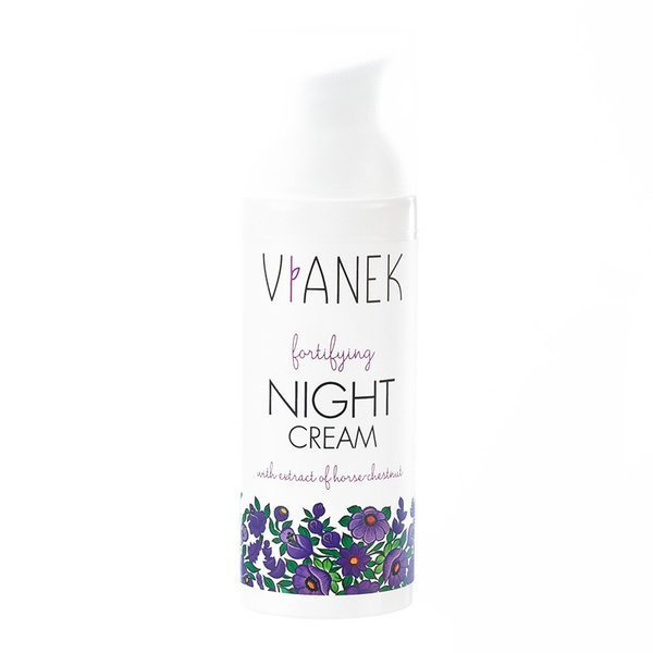 Vianek Strengthening Night Face Cream for Capillary and Sensitive Skin 50ml