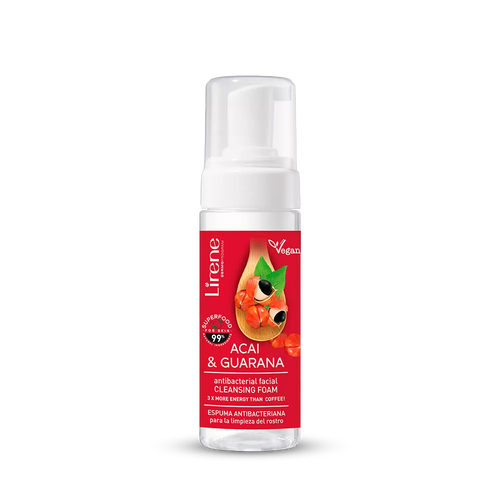 Lirene Acai i Guarana Naturalna Energetyzująca Pianka Myjąca do Twarzy 150ml