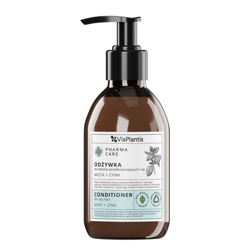 Vis Plantis Pharma Care Mint and Zinc Conditioner for Oily Hair 300ml Best Before 22.02.26