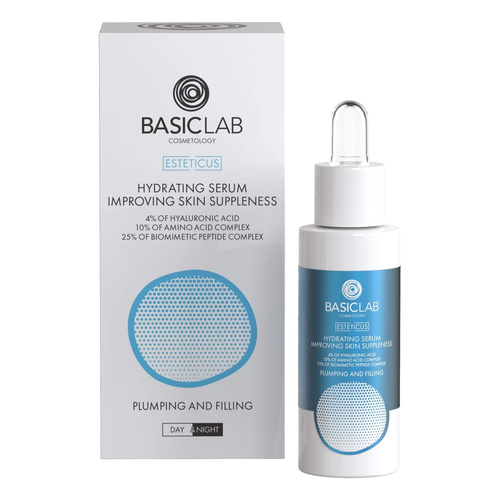 BasicLab Esteticus Serum nawilżające z 4% kwasem hialuronowym 30ml