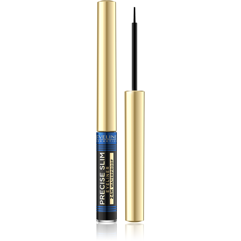 Eveline Precise Slim Ultra-Precise Eye Liner Black 24H Waterproof 2ml