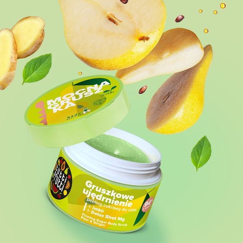 Tutti Frutti Firming Sugar Body Peeling Pear and Ginger Detox Shot Mg 300g
