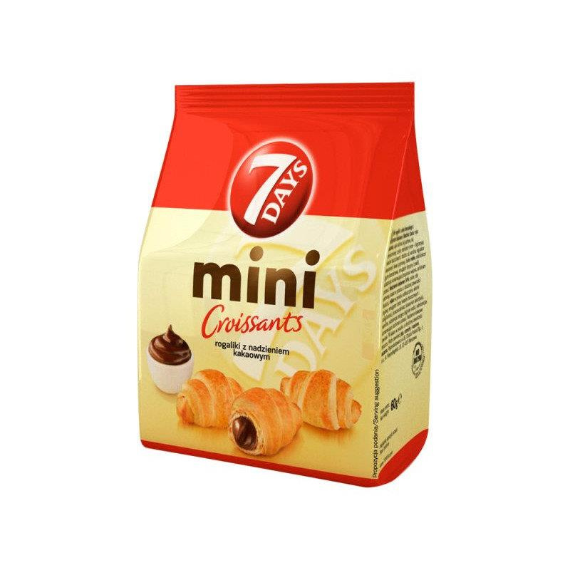 7 Days Mini Croissants z Nadzieniem Kakaowym 60g
