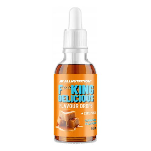 Allnutrition Fitking Delicious Flavour Drops, Caramel - 50 ml.