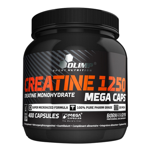 Olimp Creatine 1250 Mega Caps Creatine Monohydrate for Strength 400 Capsules