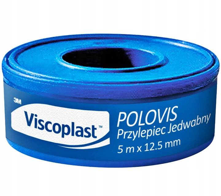 Viscoplast Polovis Silk Adhesive 5mx12.5mm 1 Piece