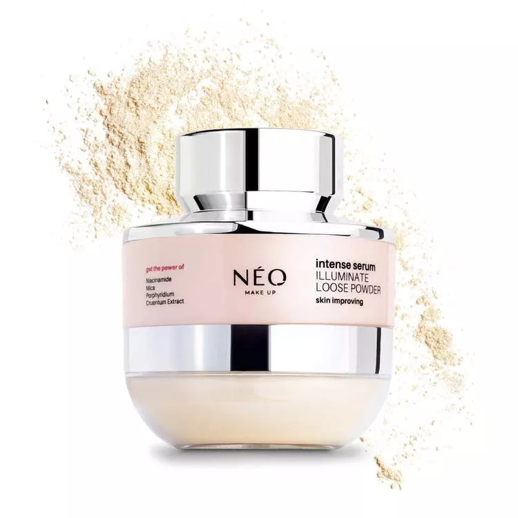 Neo Makeup Intense Serum Line Rozświetlający Puder Sypki Transparent 10g