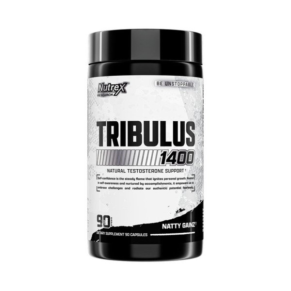 Nutrex Tribulus 1400 Buzdyganek Naziemny na Wsparcie Testosteronu dla Mężczyzn 90 Kapsułek