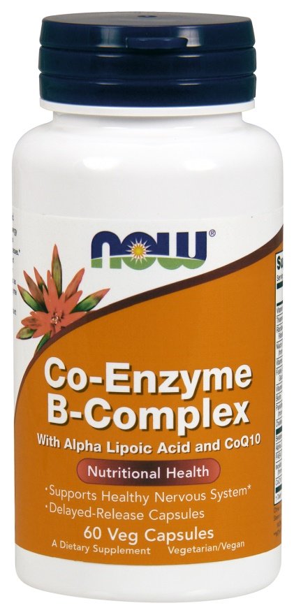 NOW Foods Koenzymatyczny B-Kompleks na Wsparcie Układu Nerwowego 60 Kapsułek