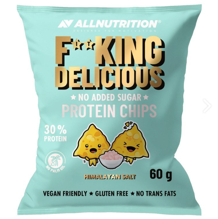 Allnutrition Fitking Delicious Protein Chips Sól Himalajska 60g