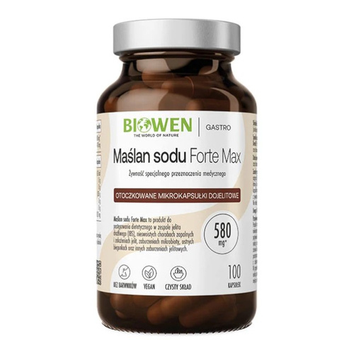 BIOWEN Maślan sodu 580mg, 100 kapsułek dojelitowych
