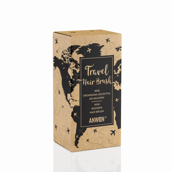 Anwen Drewniana Mini Szczotka do Włosów 1 Sztuka