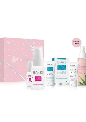 Bandi Zestaw Limitowanych Produktów do Codziennej Pielęgnacji Ciała Rąk i Twarzy 100ml 4x30ml