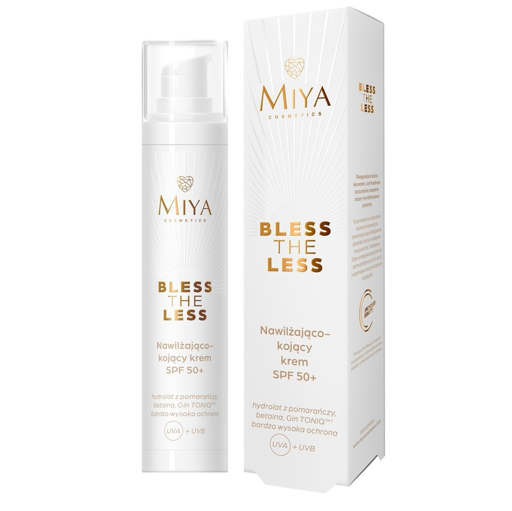 Miya Bless the Less Nawilżająco-Wygładzający Krem SPF 50+ 50ml