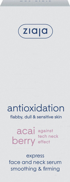 Ziaja Acai Berries Express Smoothing and Firming Face Serum For Neck 50ml