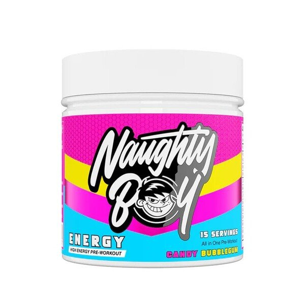 Naughty Boy Energy Candy Bubblegum Przedtreningówka Na Pompę i Skupienie 195g