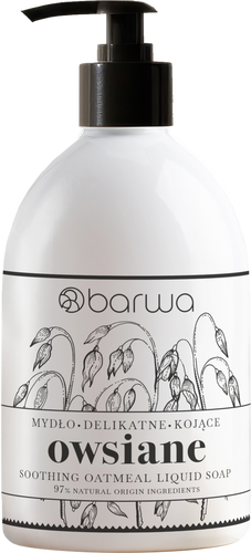Barwa Pure Calm Soothing Oatmeal Liquid Soap for Sensitive Skin 450ml