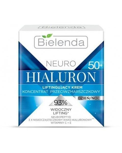 Bielenda Neuro Hialuron Lifting Face Cream Concentrate 50+ for Day and Night 50ml Best Before 31.01.26