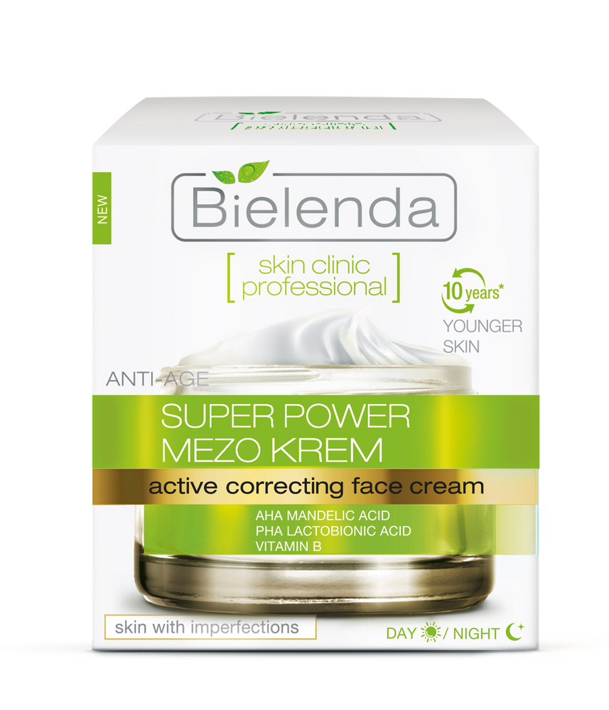 Bielenda Skin Clinic Professional Corrective Day Night Face Cream for Skin with Imperfections 50ml