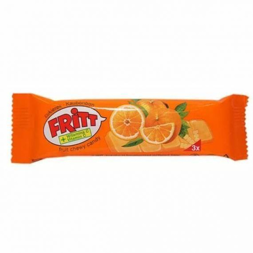 Fritt Chewing Soluble Candy with Vitamin C and Orange Flavor 1 Piece