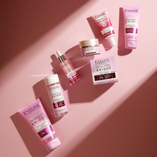 Eveline Perfect Bright Rozjaśniający Tonik Wzmacniający Blask 150ml