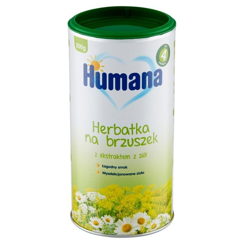 Humana Łagodna Herbatka na Brzuszek z Ekstraktem z Ziół po 4 Miesiącu 200g