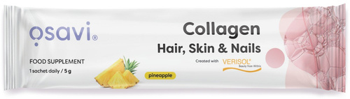 Osavi Collagen Peptides Kolagen Włosy Skóra i Paznokcie Ananas 5g