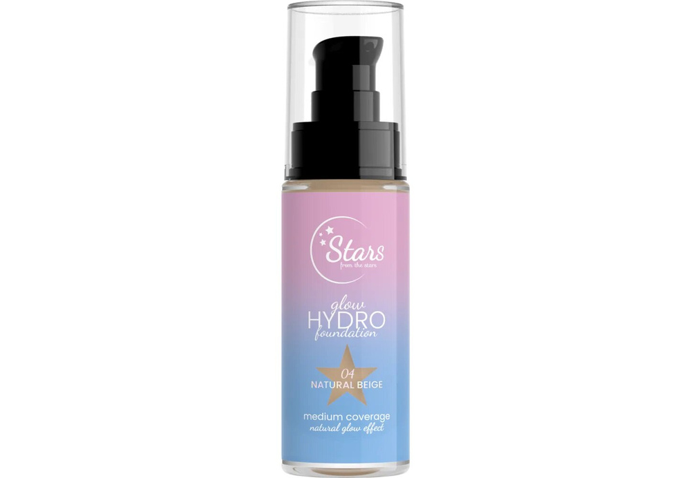 Stars From the Stars Podkład Nawilżająco-Rozświetlający Glow Hydro Foundation Nr 04 Natural Beige 30g