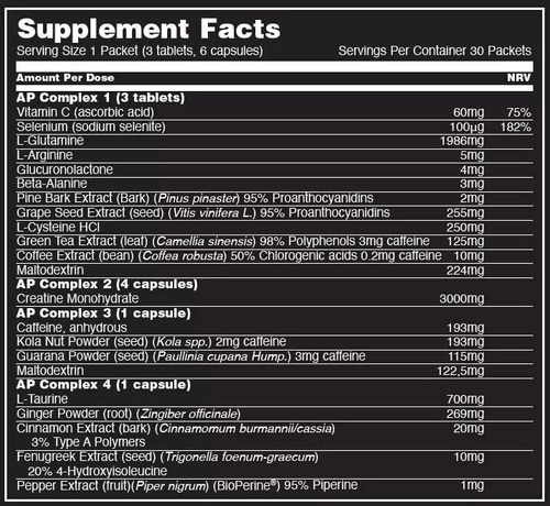 Animal Pump 30 Packs
