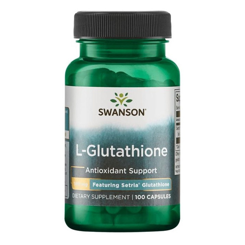 Swanson L-Glutathione 100mg for Antioxidant Support 100 Capsules
