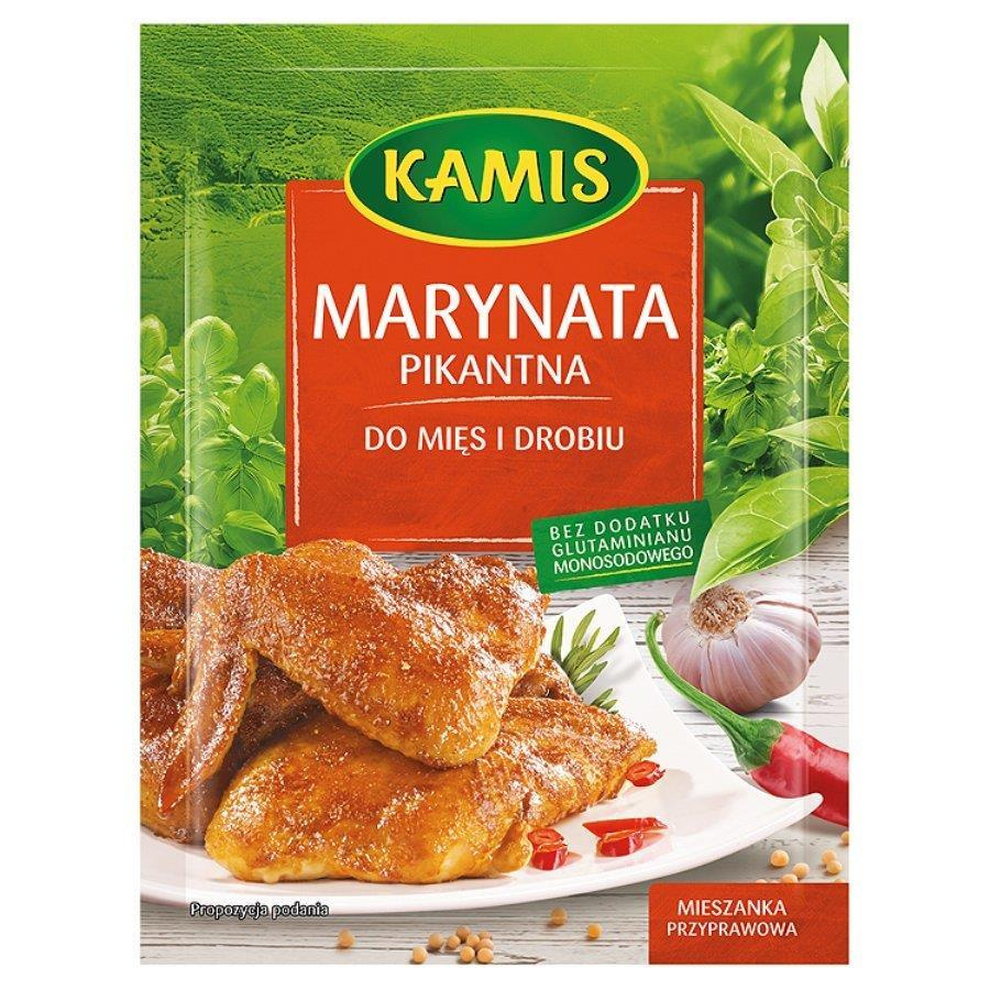Kamis Marynata Pikantna do Mięs i Drobiu Mieszanka Przyprawowa 20g
