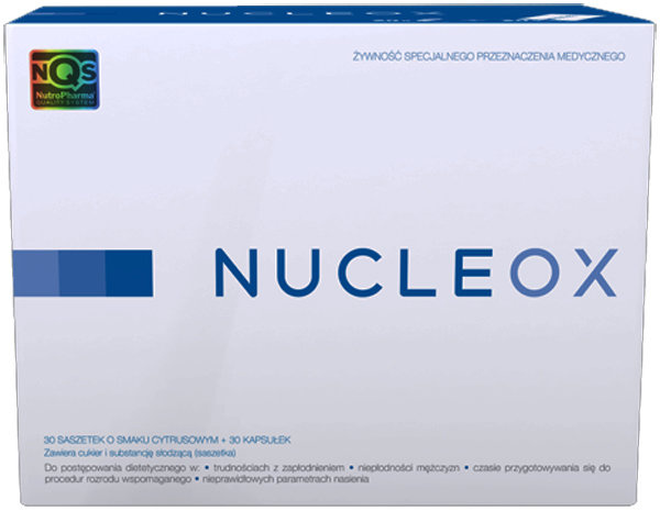 Nucleox for Men Abnormal Sperm Parameters Improvement 30 Sachets + 30 Capsules