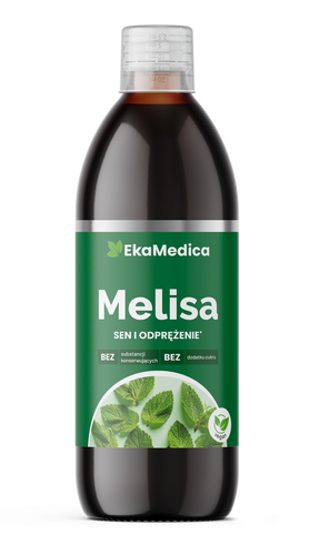EkaMedica Lemon Balm Liquid with Leaf Extract for Better Sleep without Sugar 500ml