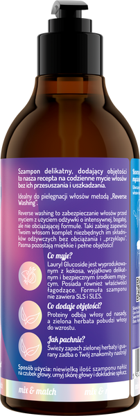OnlyBio Reverse Washing Delicate Volumizing Shampoo 400ml