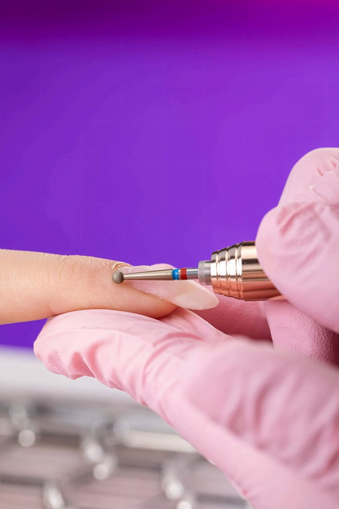 IQ Nails Diamond DuoFrez Frez do Paznokci Smart Gold Line Kształt Kuli Drobne Standardowe Ziarno Powłoka ZRN 001.FM.025Z 1 Sztuka