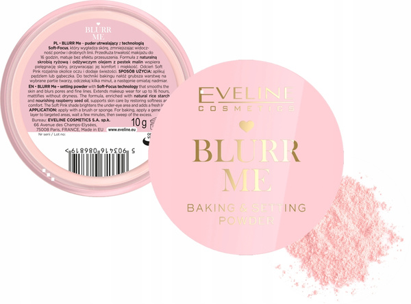 Eveline Blurr Me Setting Powder with Soft Focus Technology 10g