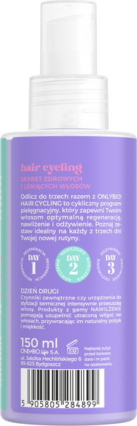 OnlyBio Hair Cycling Strongly Moisturizing Serum 150ml