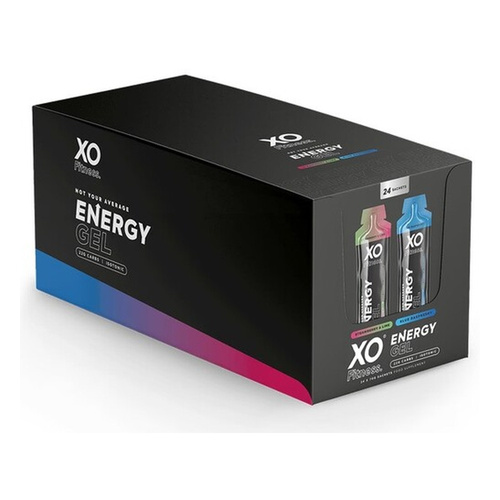 XO Fitness Energy Gel Strawberry Lime & Blue Raspberry 24x70g