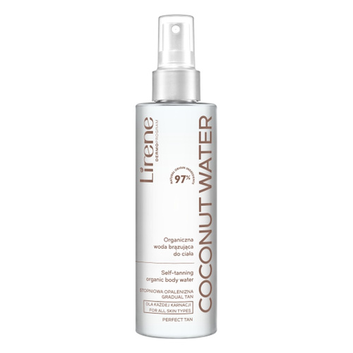 Lirene Perfect Tan Vegan Organic Body Tanning Water Coconut Water 200ml