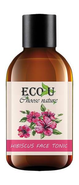 EcoU Nawilżający i Oczyszczający Tonik do Twarzy z Hibiskusem 200ml