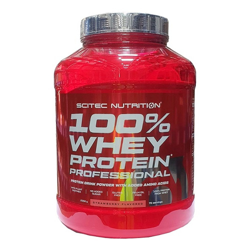 SciTec 100% Whey Protein Professional, Strawberry - 2350g