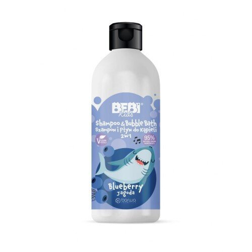 Barwa Bebi Kids 2in1 Shampoo and Bath Liquid Berry for Children 500ml