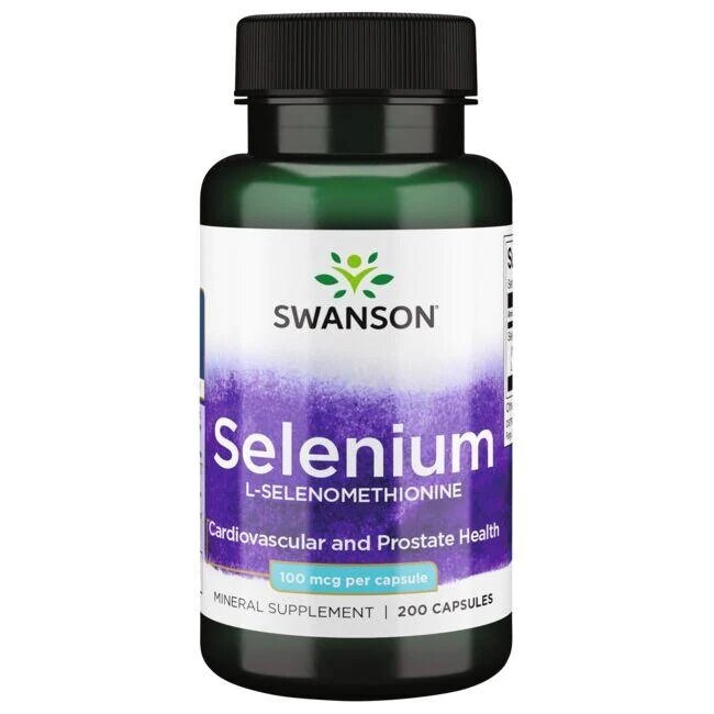 Swanson Selenium 100mcg 200 Capsules